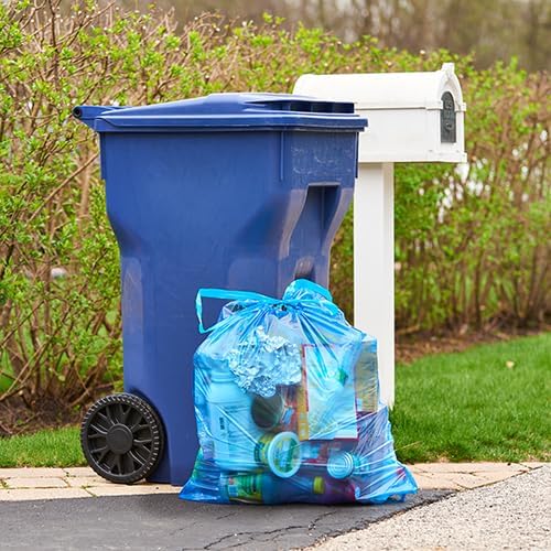 Hefty Blue Trash Bags, Blue, 13 Gallon, 60 Counthou