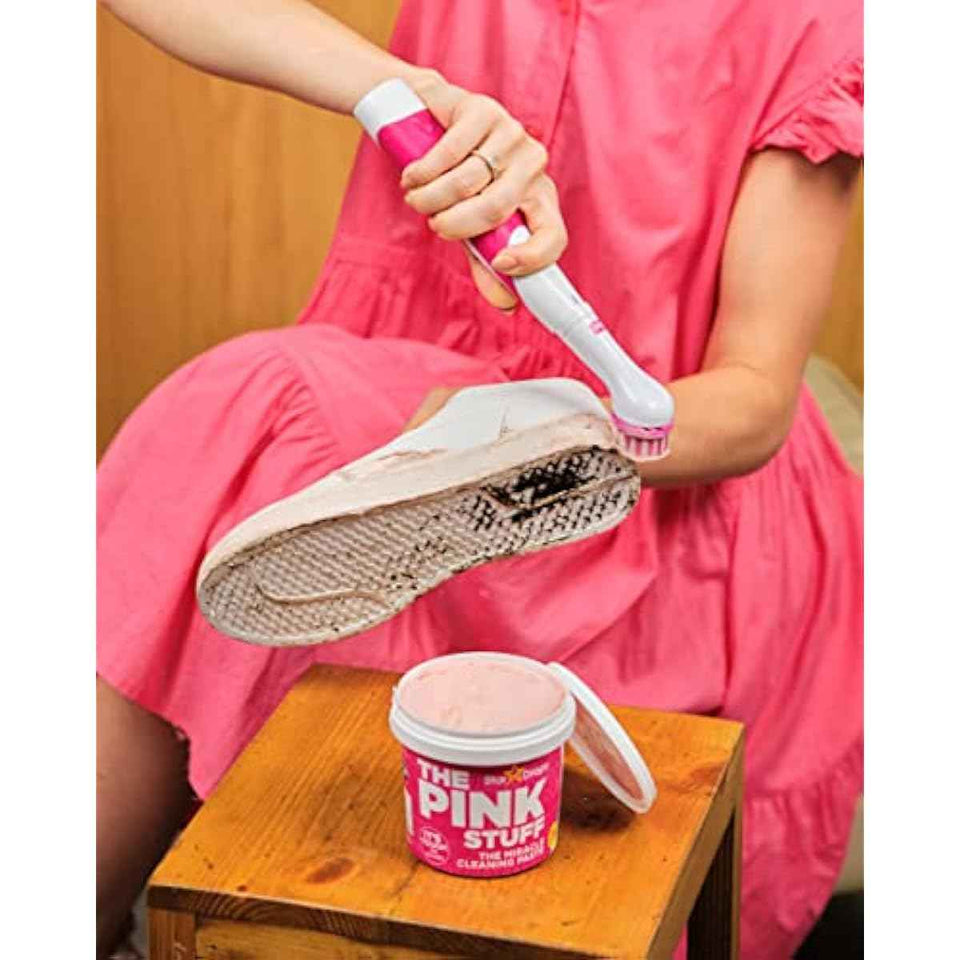stardrops 4-piece pink stuff cleaning brush heads kit for various surfaces