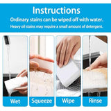 Magic Sponge Erasers, 20 Pack 2X Density Stronger Melamine Sponge Foam Pads for Kitchen, Bathroom, and Household Cleaning