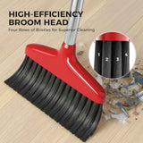 Handy Broom for Indoor/Outdoor Cleaning - Durable Kitchen, Garage, and Patio Sweeper