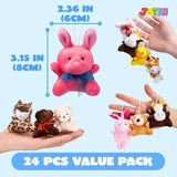 Joyin 24 Pack Mini Animal Plush Toys, 3