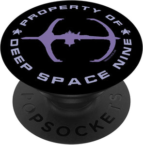 Star Trek Property of DS9 PopSockets Stand for Smartphones and Tablets PopSockets Adhesive PopGrip