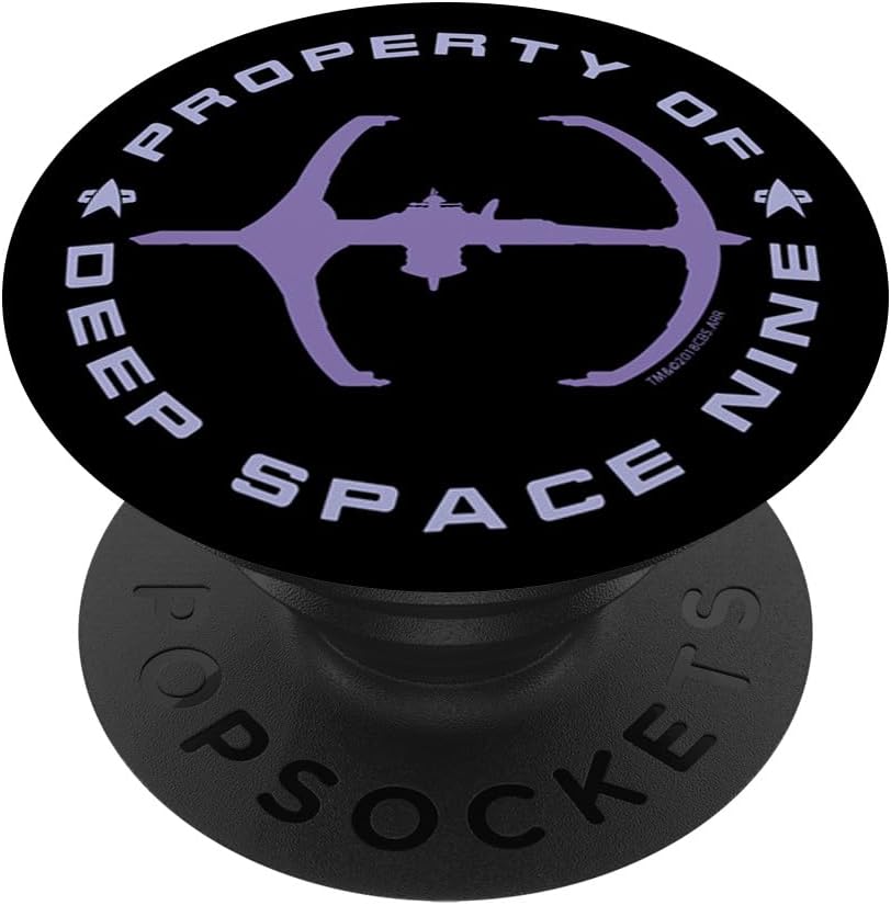 Star Trek Property of DS9 PopSockets Stand for Smartphones and Tablets PopSockets Adhesive PopGrip