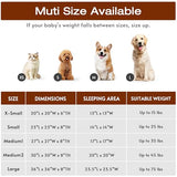 jollyvogue calming anti-anxiety pet bed for small dogs and cats, 20-inch fluffy donut cushion