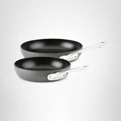 All-Clad 2-Piece Hard Anodized Non-Stick Fry Pan Set, 8-10 Inch, Induction and Oven Safe Cookware for Home Kitchen, Dishwasher Safe