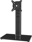 single lcd computer monitor free-standing desk stand mount riser for 13-32 inch screen with swivel and height adjustable
