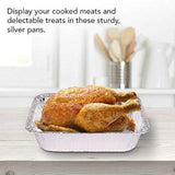 Stock Your Home 30 Pack Aluminum Foil Pans 9x13 Disposable Foil Pans, Half Size Steam Table Deep Trays
