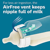 Philips Avent 9oz Anti-Colic Baby Bottle with AirFree Vent, 4pk, Clear, Flow 2 Nipples, 1m+