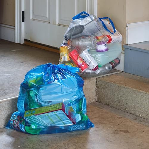 Hefty Blue Trash Bags, Blue, 13 Gallon, 60 Counthou