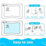 tummy time water mat inflatable baby development toys for 3 to 24 months infants and toddlers