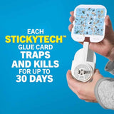 Safer Home Indoor Plug-In Fly Trap - SH502 - Effective Fruit Fly Traps for Indoors, Gnat Traps for House Indoor, 400 Sq Ft Protection - Style: 1 Device + 2 Glue Cards