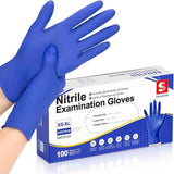 Schneider Nitrile Exam Gloves: Latex-Free, Powder-Free, Food-Safe for Cooking and Household Use