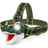 DX DA XIN dinosaur headlamp T-Rex LED for kids camping gear
