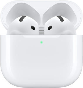 Apple AirPods 4 Wireless Earbuds, Bluetooth Headphones, with Active Noise Cancellation, Adaptive, Transparency Mode, Personalized Spatial Audio, USB-C Charging Case, Wireless Charging, H2 Chip