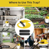 Mouse Trap Bucket - Mouse Traps Indoor for Home - Multi-Catch, Auto-Reset, Humane or Lethal Rat Trap - ABS Material - 5 Gallon Bucket Compatible-4pack