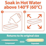 All-Purpose Sponges, Non Scratch, for Washing and Cleaning Dishes, Premium Scrub and Scrubbers, 12 Pads, Ideal for Kitchen, Bathroom