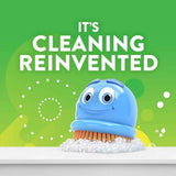 Scrubbing Bubbles Fresh Gel Toilet Bowl Cleaning Stamps, Helps Keep Toilet Clean and Helps Prevent Limescale & Rings, Rainshower Scent, 1 Dispenser with 24 Fresh Gel Stamps