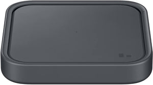 Samsung 15W Wireless Charger Single, Cordless Super Fast Charging Pad for Galaxy Phones and Devices, Compact Design, LED Indicator, USB C Cable Included, 2022, US Version, Grey