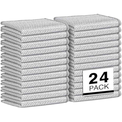AIDEA Non-Scratch Wire Dishcloth 24-Pack, Washable Dish Rags with No Odor