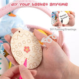 oiahomy-pink-easter-basket-with-handle-personalized-bunny-baskets-for-kids-and-gifts