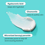 Proactiv Acne Cleanser - Benzoyl Peroxide 6 Fl Oz, Daily Facial Cleanser & Hyaluronic Acid Moisturizer