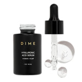 dime beauty hyaluronic acid serum, 1 oz / 30 ml, ultra hydrating face serum