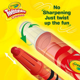 Crayola Twistables Crayons for Kids (24ct) School Supplies for Toddlers, Less Mess Coloring, Gifts for Boys & Girls, Ages 3, 4, 5