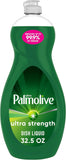 Palmolive Ultra Strength Liquid Dish Soap, Original Green, 32.5 Fluid Ounce