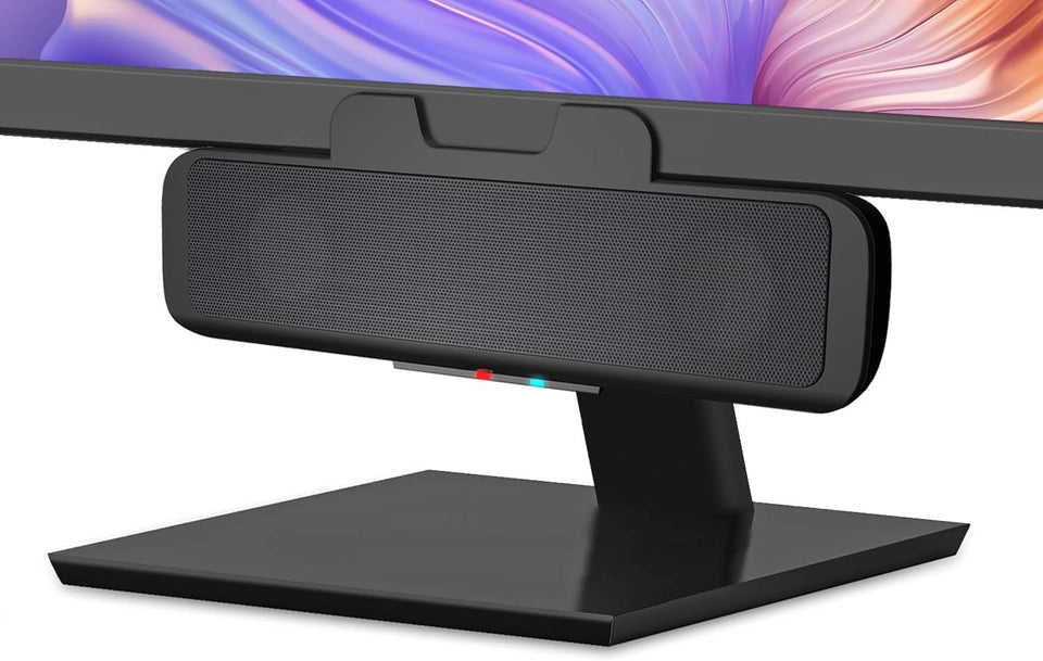 Cyber Acoustics ca-2890 usb stereo speaker bar for pc mac chromebook easy control