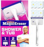 mr clean magic eraser shower tub scrubber bathroom cleaner lemon starter kit