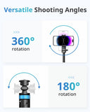 UBeesize 72" Phone Tripod - Tripod for iPhone & Selfie Stick with Phone Holder & Remote - Upgraded, Stable & Portable Stand for iPhone 17/16/15/14, Android, Cameras & Action Cams