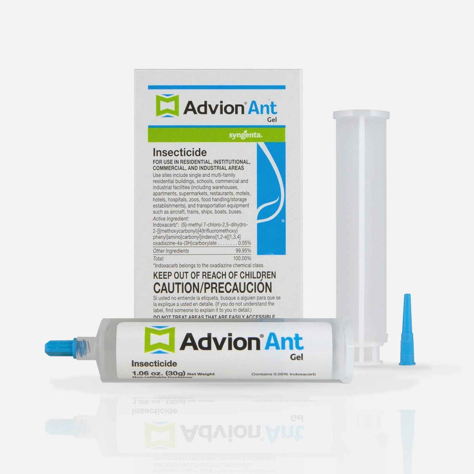 Advion Ant Gel Bait, 1 30-Gram Tube, 1 Plunger and 1 Tip, Effective Bait, Formulated with 0.05% Indoxacarb, Indoor and Outdoor Use, Killer Gel for Control of Most Major Ant Species