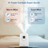 LEVOIT LV600S Smart Warm and Cool Mist Humidifiers for Home Bedroom Large Room, (6L) 753ft² Coverage, Quickly & Evenly Humidify Whole House, Easy Top Fill, App & Voice Control - Quiet Sleep Mode