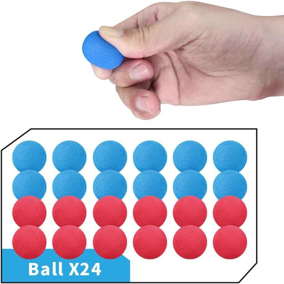 yeebay shooting game toy 2pk air guns shooting target 24 foam balls navy theme kids boys gift