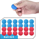 yeebay shooting game toy 2pk air guns shooting target 24 foam balls navy theme kids boys gift