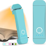Book Reading Light,Silent Touch Lamp for in Bed,Rechargeable Clip on Booklight with 3 Amber Colors & Precise Dimming Night Reading,Best Gift Lovers,Kids,Pink,(SD-10)