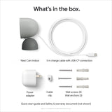 google nest cam indoor wired 3rd gen 2k video night vision 2 way audio works with google home device 2025 model hazel