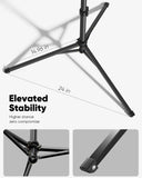 todi 86 tripod for smartphone with flexible arm and selfie stick remote, extra-length legs for video recording, compatible with iphone and android
