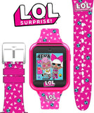 Accutime LOL Surprise Touchscreen Exclusive Pink Smartwatch for Kids – Engaging Educational Games, Step Counter, Camera, Alarm & More – Fun & Interactive Timepiece (LOL4264AZ)