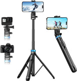 UBeesize 72" Phone Tripod - Tripod for iPhone & Selfie Stick with Phone Holder & Remote - Upgraded, Stable & Portable Stand for iPhone 17/16/15/14, Android, Cameras & Action Cams