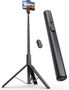 ANXRE 71" Phone Tripod, NT79 Extendable Selfie Stick with 1/4" Camera Mount for Cell Phone＆Camera, Phone Tripod Stand Holder with Remote Compatible with iPhone Android, Camera