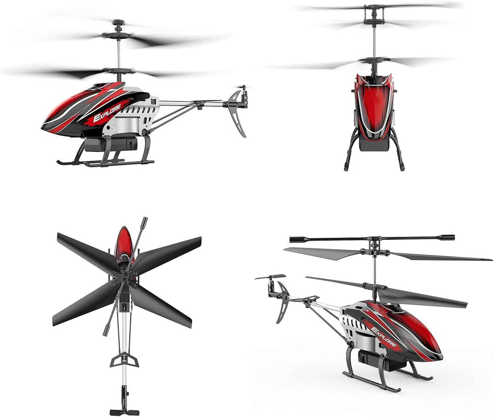 BUSSGO RC Helicopter, Remote Control Helicopter for Kids with 30Mins Flight(2 Batteries), 7+1 LED Light Modes, Altitude Hold, RC Toys for Boys Girls