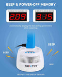 NEWTRY Induction Sealer 20-100mm Heat Handheld Sealing Machine Electromagnetic Bottle Cap Sealer Power & Time Adjustable for Plastic Glass Bottles Caps (110V)