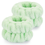 dorbetar microfiber wrist towels for washing face, soft coral fleece, breathable, fast drying