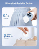 Magnetic Wireless Magsafe Charger iPhone: Fast Charging Pad for iPhone 17/16/15/14/13/12 Series & AirPods Pro 4-2, Strong Magnet, Dual Ports, Cover-Friendly, Lightweight for Travel Home Office Desk - Zynora