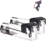 Humane Mouse Traps, 12 inches Enlarged No Kill Rat Live Traps for Chipmunks, Reusable Catch and Release Mice, Pet and Children Friendly Mouse Trap That Work
