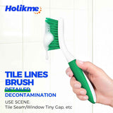 Holikme 3-piece cleaning brush set for bathroom, kitchen, and floors with ergonomic design and high-quality materials