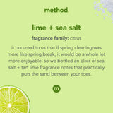 Method Gel Dish Soap Refill, Lime + Sea Salt Scent, Powerful Cleaning Formula, Large Refill Tub, Biodegradable Formula, Cuts Through Grease, 54 Fl Oz