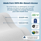 clean skin club clean towels xl 100% usa biobased disposable face towels 100 ct 2 pack