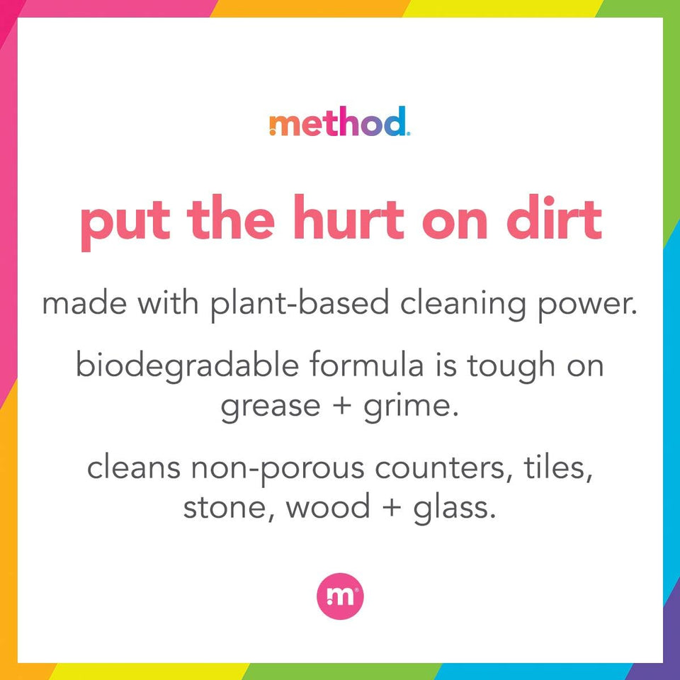 Method All-Purpose Cleaner Spray, French Lavender, Perfect for Most Counters, Tiles and More, 28 Fl Oz, (Pack of 1)